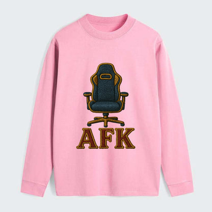 AFK   - Classic Long Sleeve Shirt - Pink