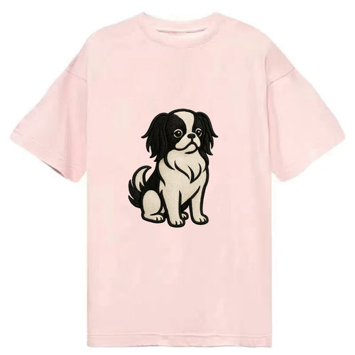 Japanese Chin - Black and white sitting Classic T-shirt