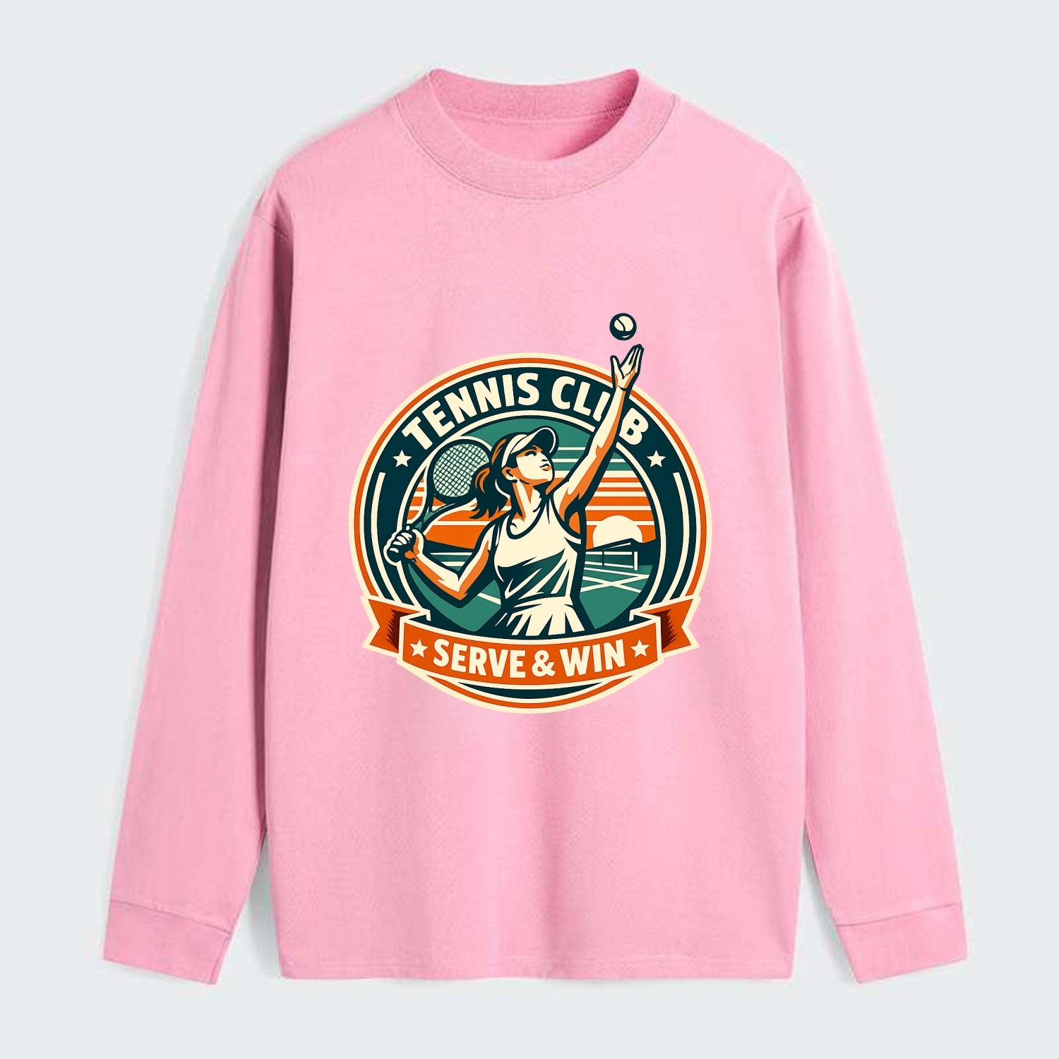 Ace of the Court - Classic Long Sleeve Shirt - Pink