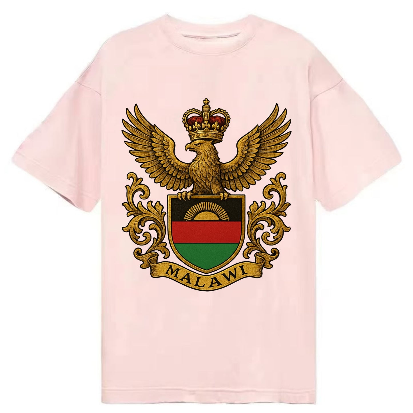 Malawi Royal Logo  - Classic T-shirt - Pink