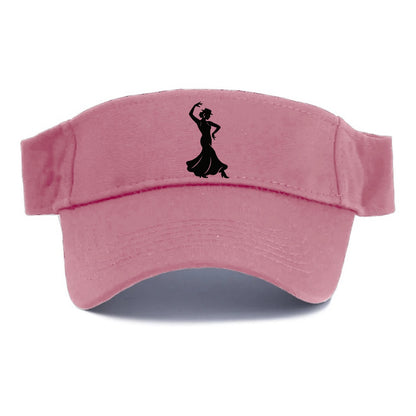 Flamenco dancer passionate stance - Visor - Pink