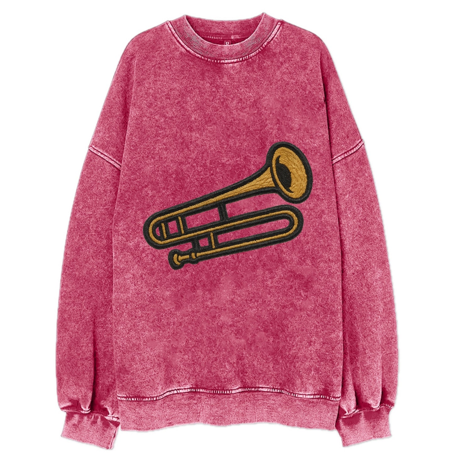 Trombone  - Vintage Sweatshirt - Pink