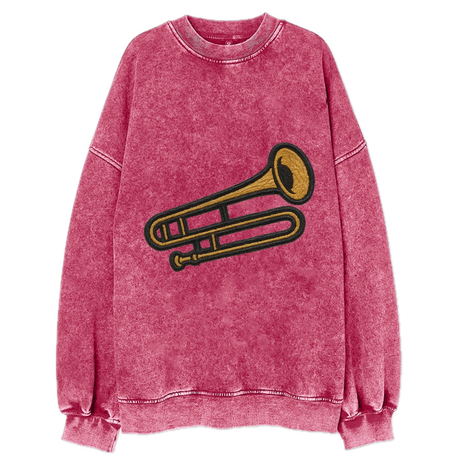 Trombone  - Vintage Sweatshirt - Pink