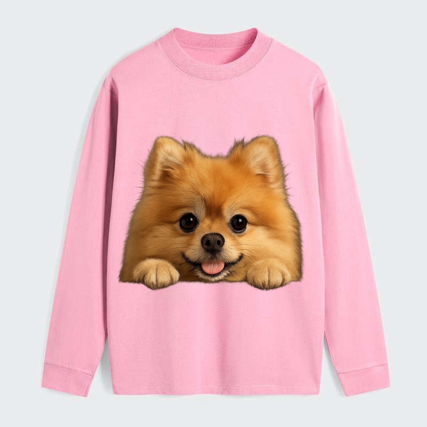 Pomeranian  - Classic Long Sleeve Shirt - Pink