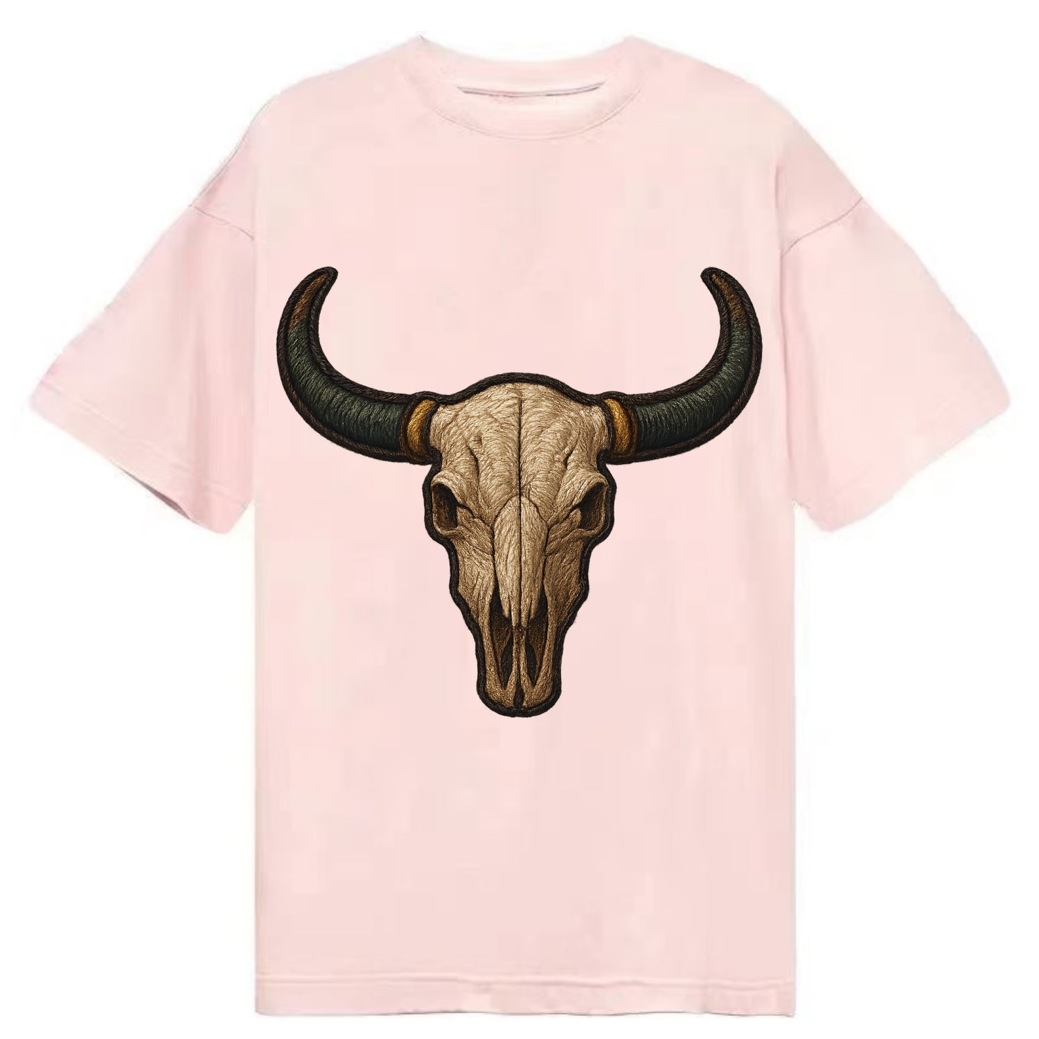 Bull Skull  - Classic T-shirt - Pink