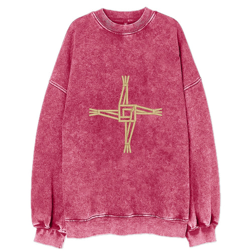 Saint Brigid's Cross  - Vintage Sweatshirt