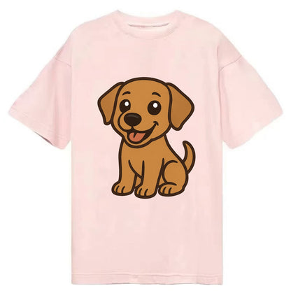Labrador - Happy panting expression - Classic T-shirt - Pink