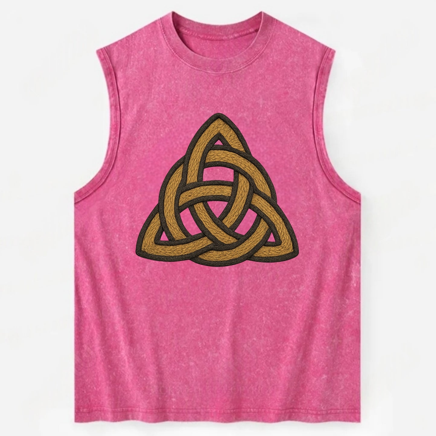 Trinity Knot  - Vintage Washed Tank - Pink
