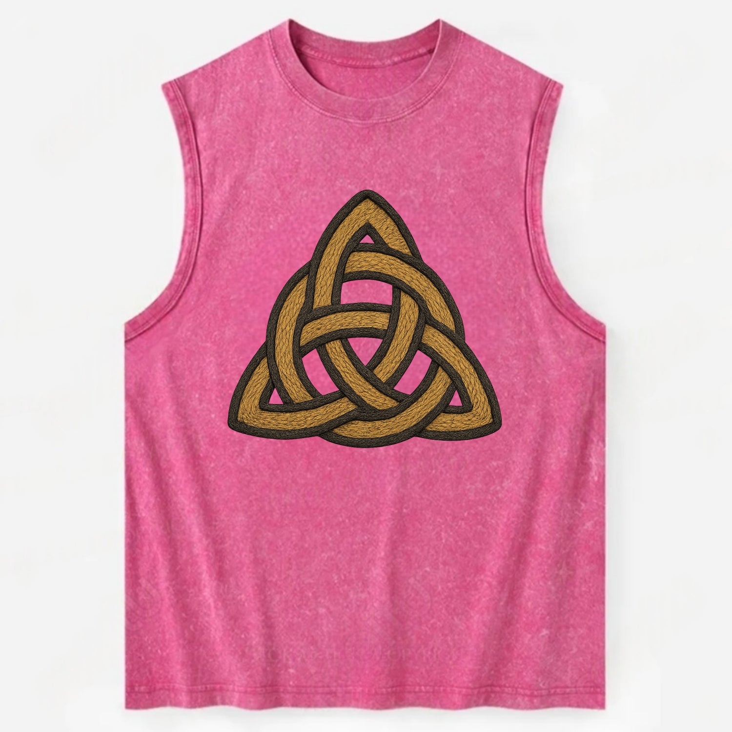 Trinity Knot  - Vintage Washed Tank - Pink