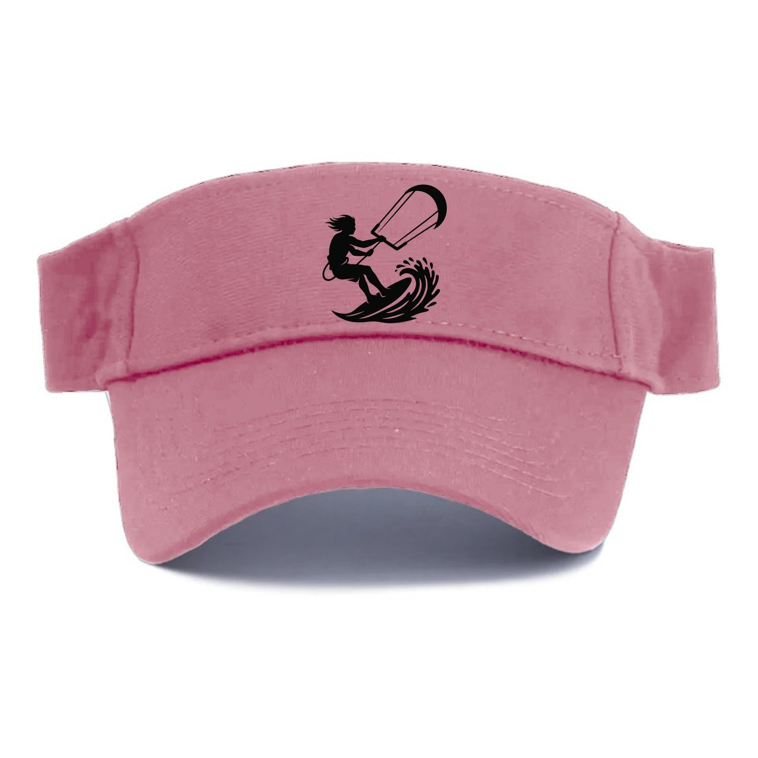 Kite surfer riding wave - Visor - Pink