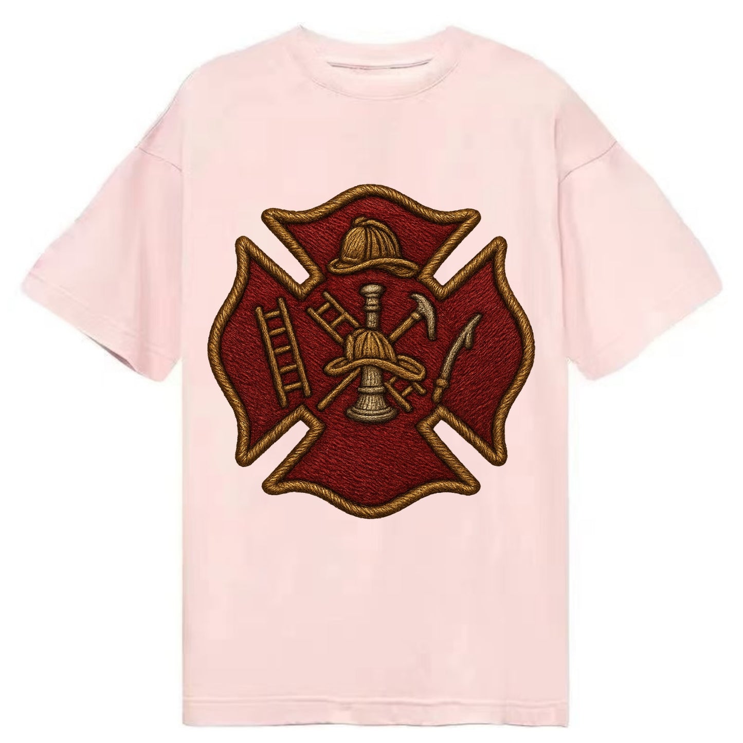 Maltese Cross  - Classic T-shirt - Pink