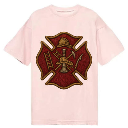 Maltese Cross  - Classic T-shirt - Pink