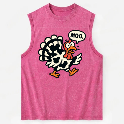 Mooing Turkey - Vintage Washed Tank