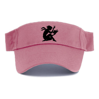 Reader lost in book moment - Visor - Pink