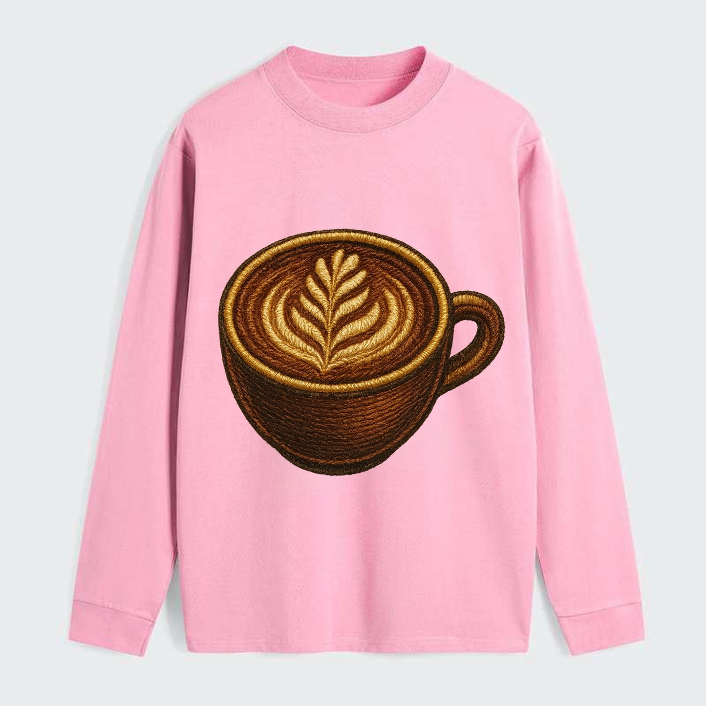 Latte Art  - Classic Long Sleeve Shirt - Pink