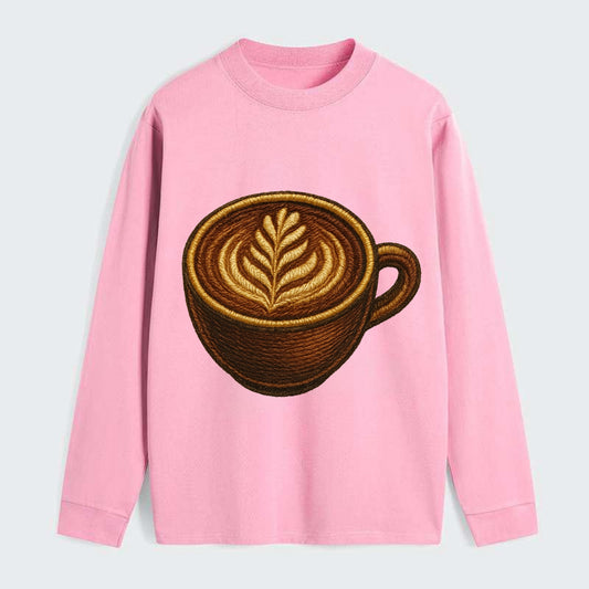 Latte Art  - Classic Long Sleeve Shirt - Pink