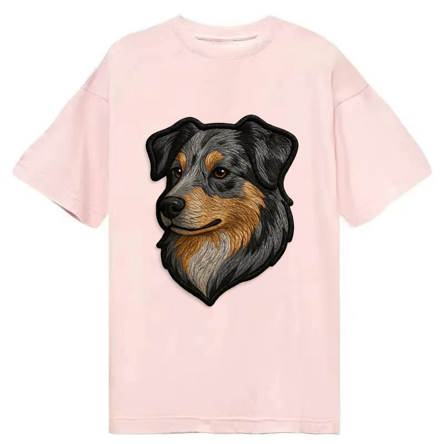 Australian Shepherd - Modern merle patte - Classic T-shirt - Pink
