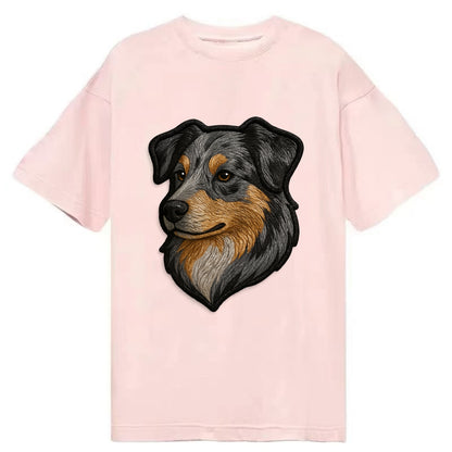 Australian Shepherd - Modern merle patte - Classic T-shirt - Pink