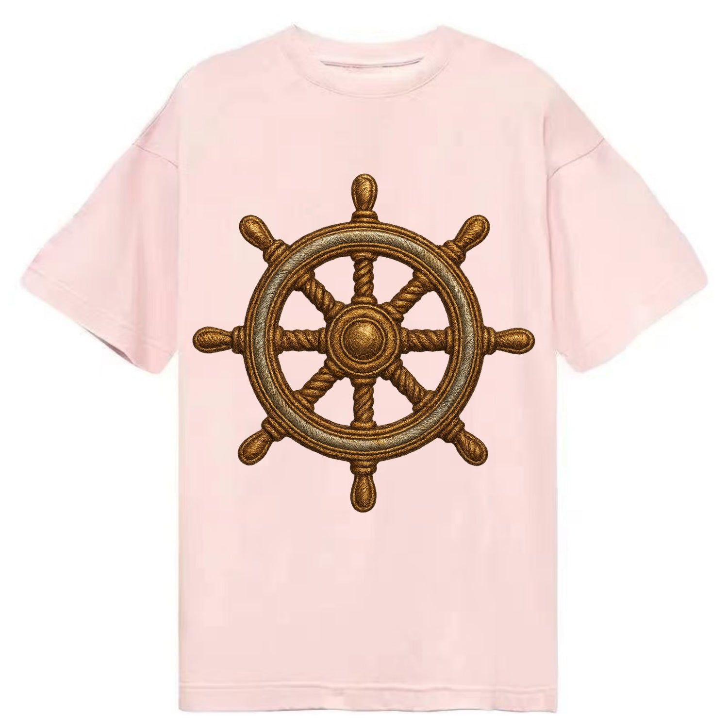 Ship's Wheel  - Classic T-shirt - Pink