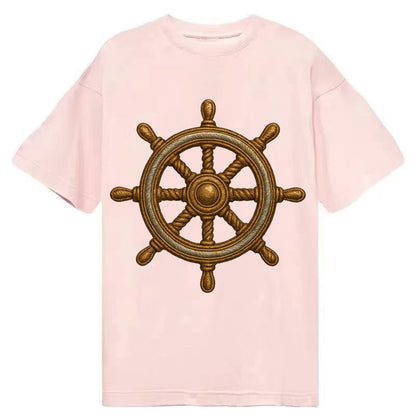 Ship's Wheel  - Classic T-shirt - Pink