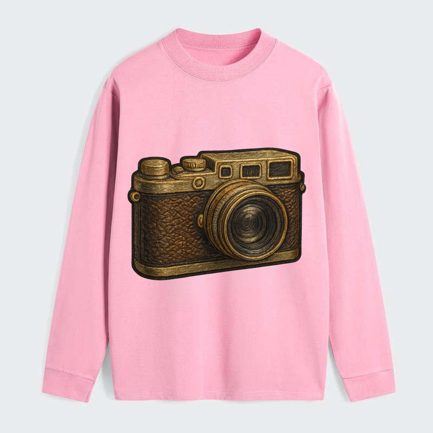Film Camera  - Classic Long Sleeve Shirt - Pink