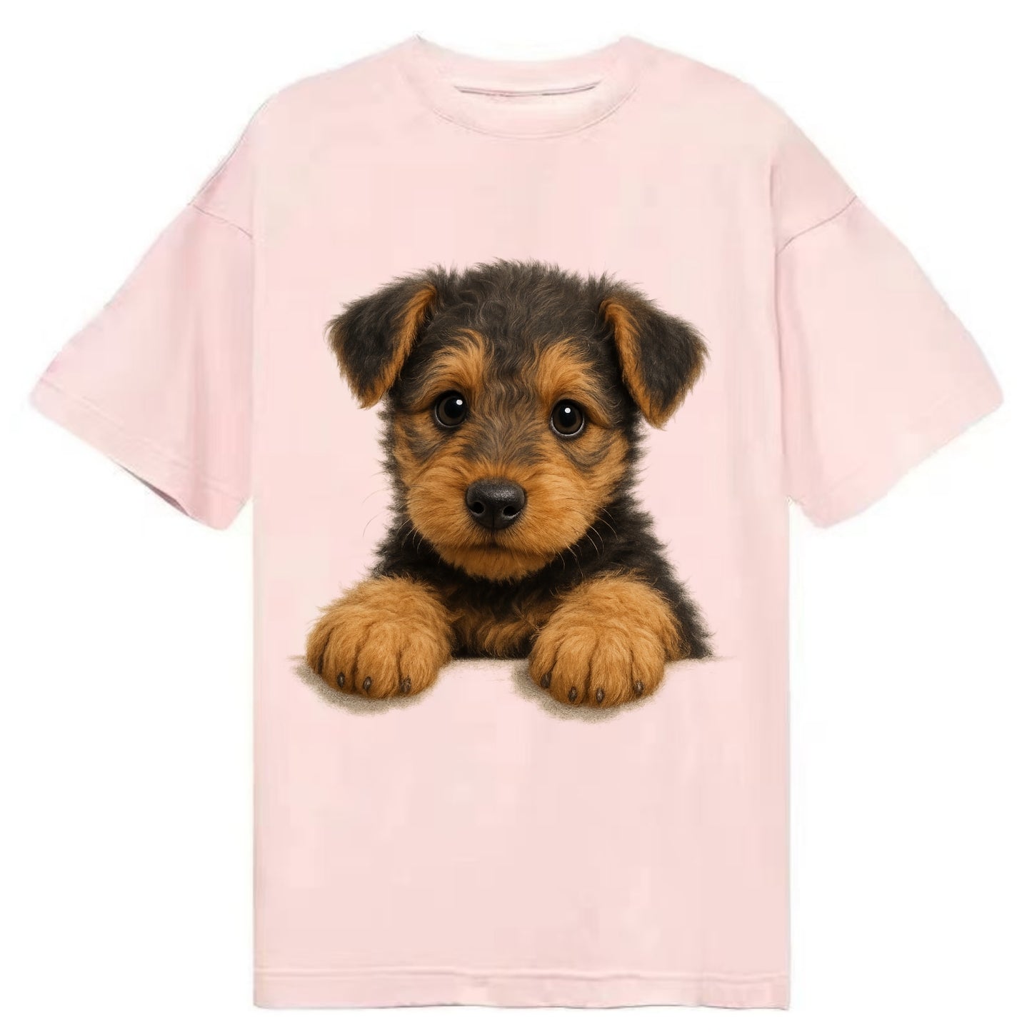 Airedale Terrier  - Classic T-shirt - Pink