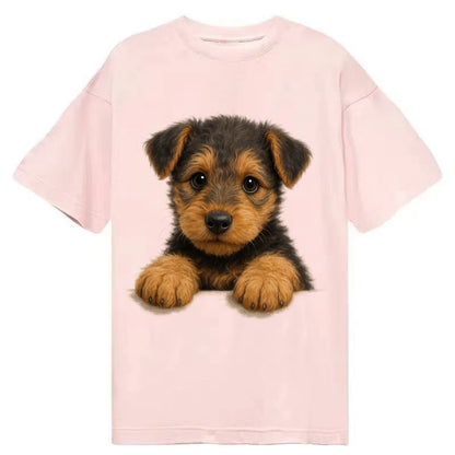 Airedale Terrier  - Classic T-shirt - Pink