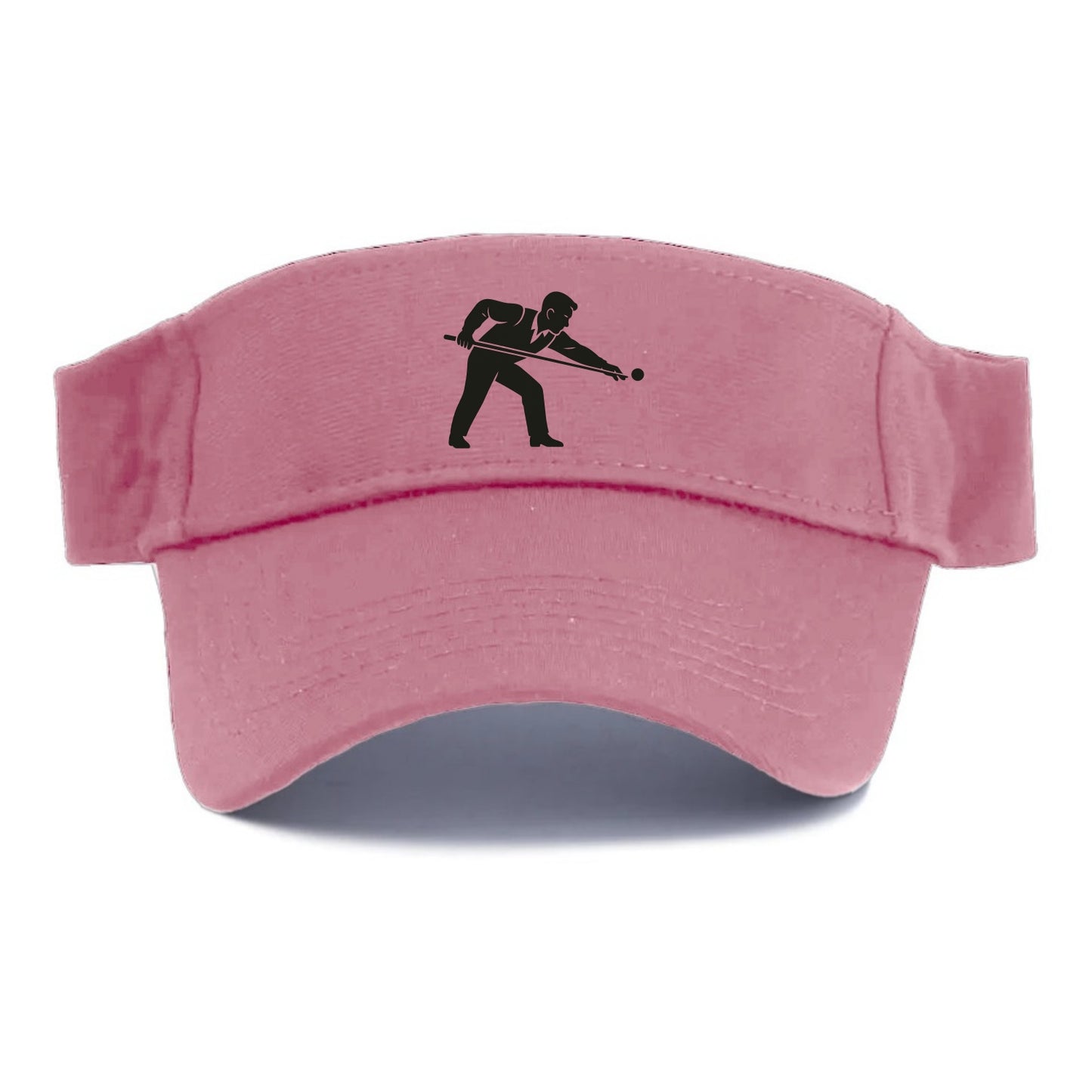 Pool player lining up shot - Visor - Pink