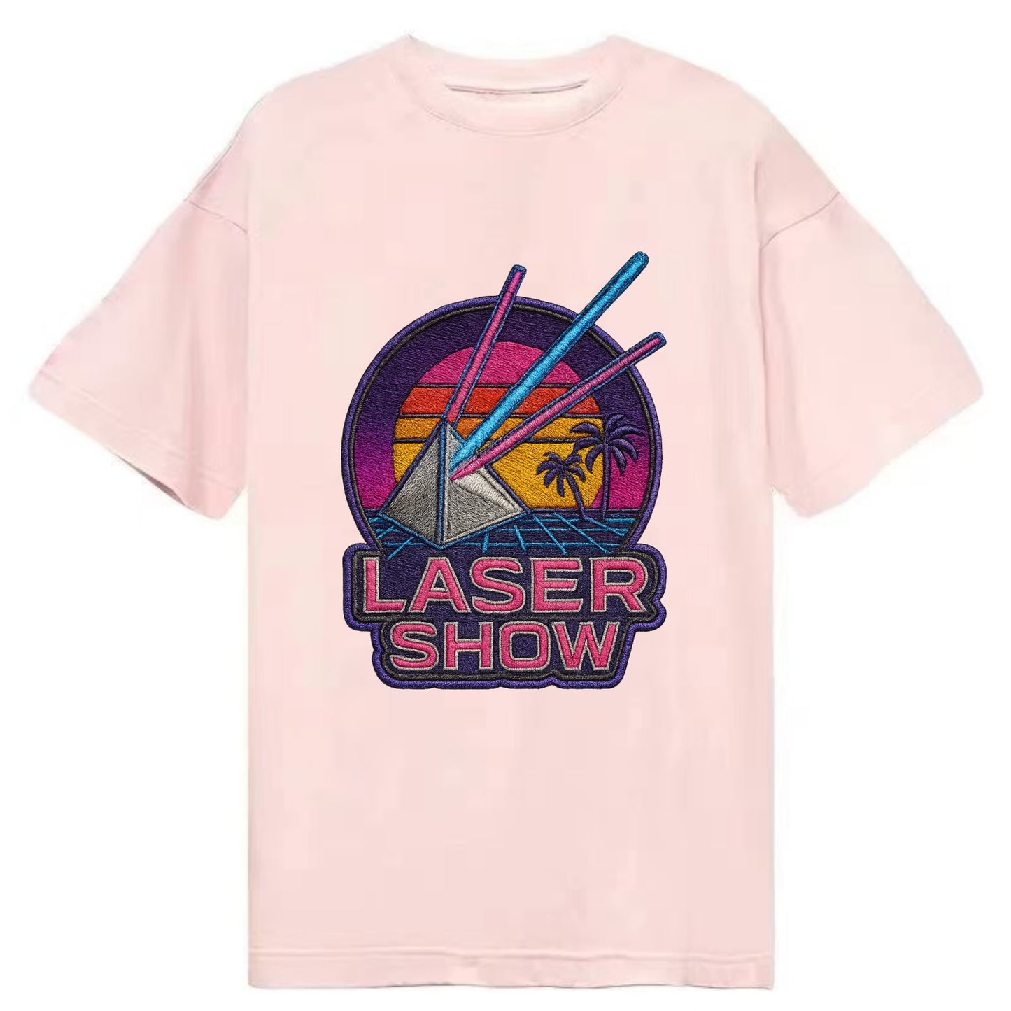 Laser Show - Classic T-shirt - Pink