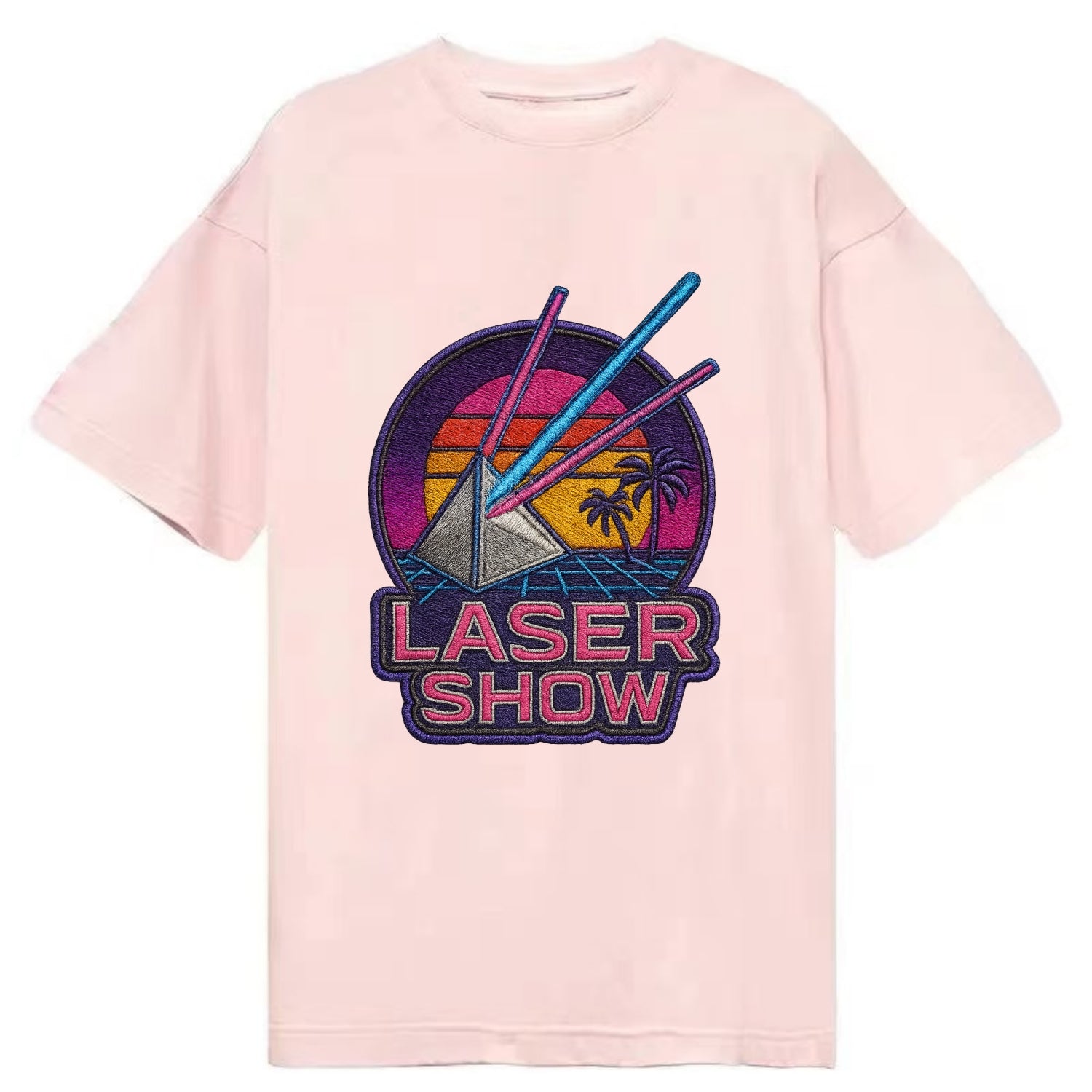 Laser Show - Classic T-shirt - Pink