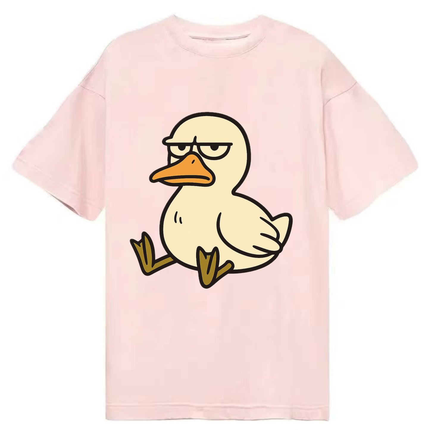 The Duck Judging Silently - Classic T-shirt - Pink