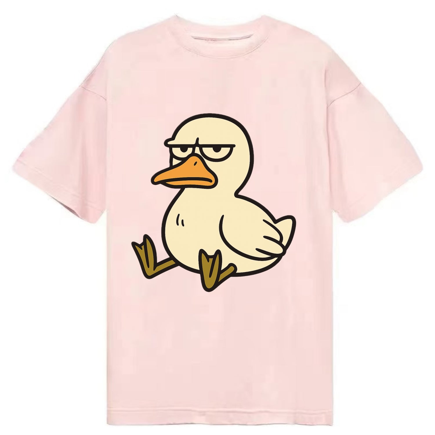 The Duck Judging Silently - Classic T-shirt - Pink