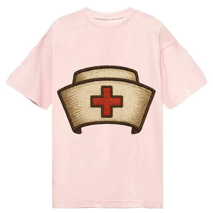 Nurse Cap  - Classic T-shirt - Pink