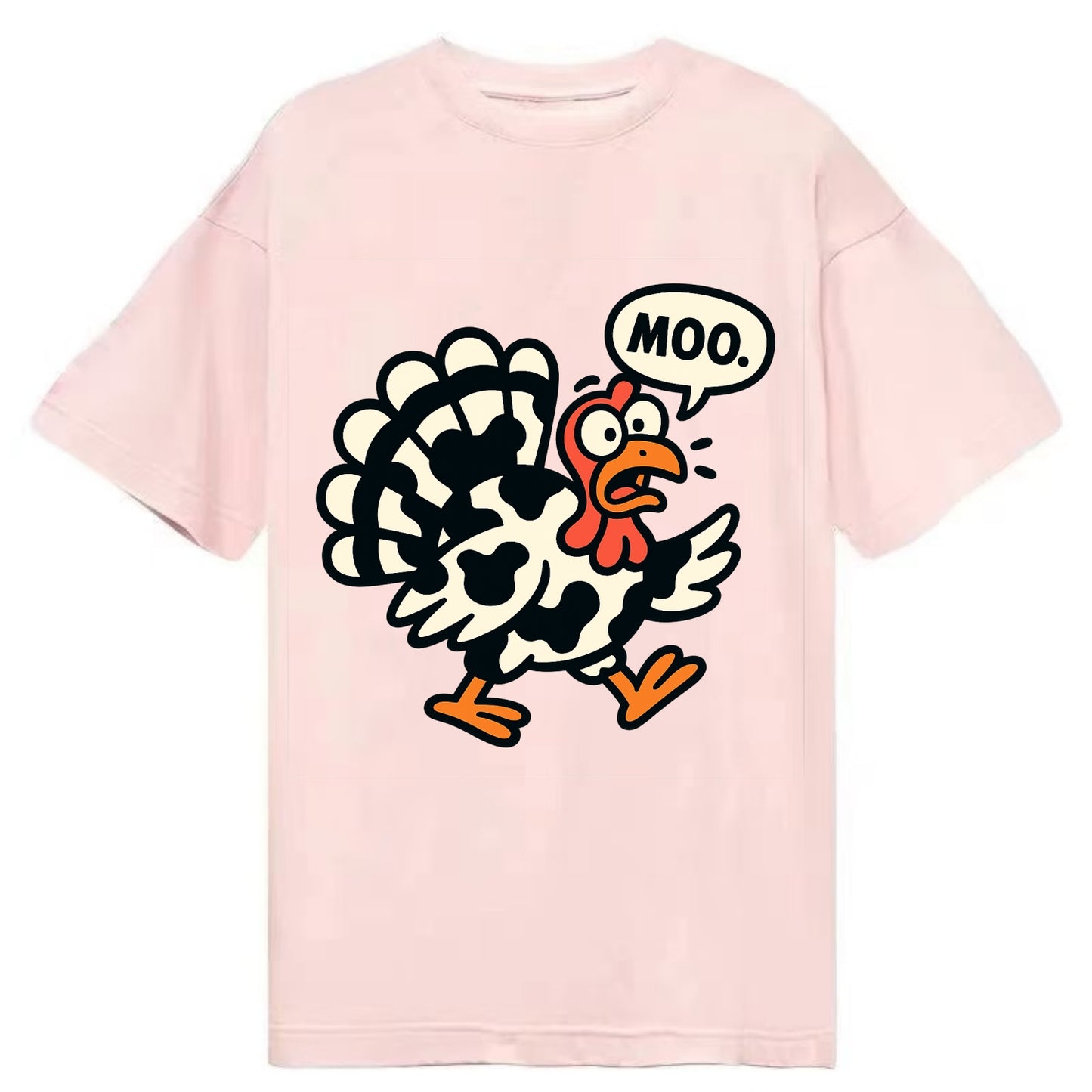 Mooing Turkey - Classic T-shirt - Pink