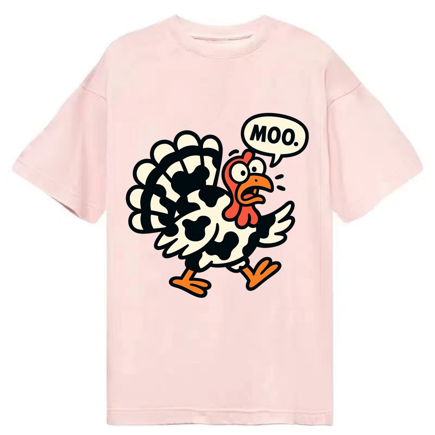 Mooing Turkey - Classic T-shirt - Pink