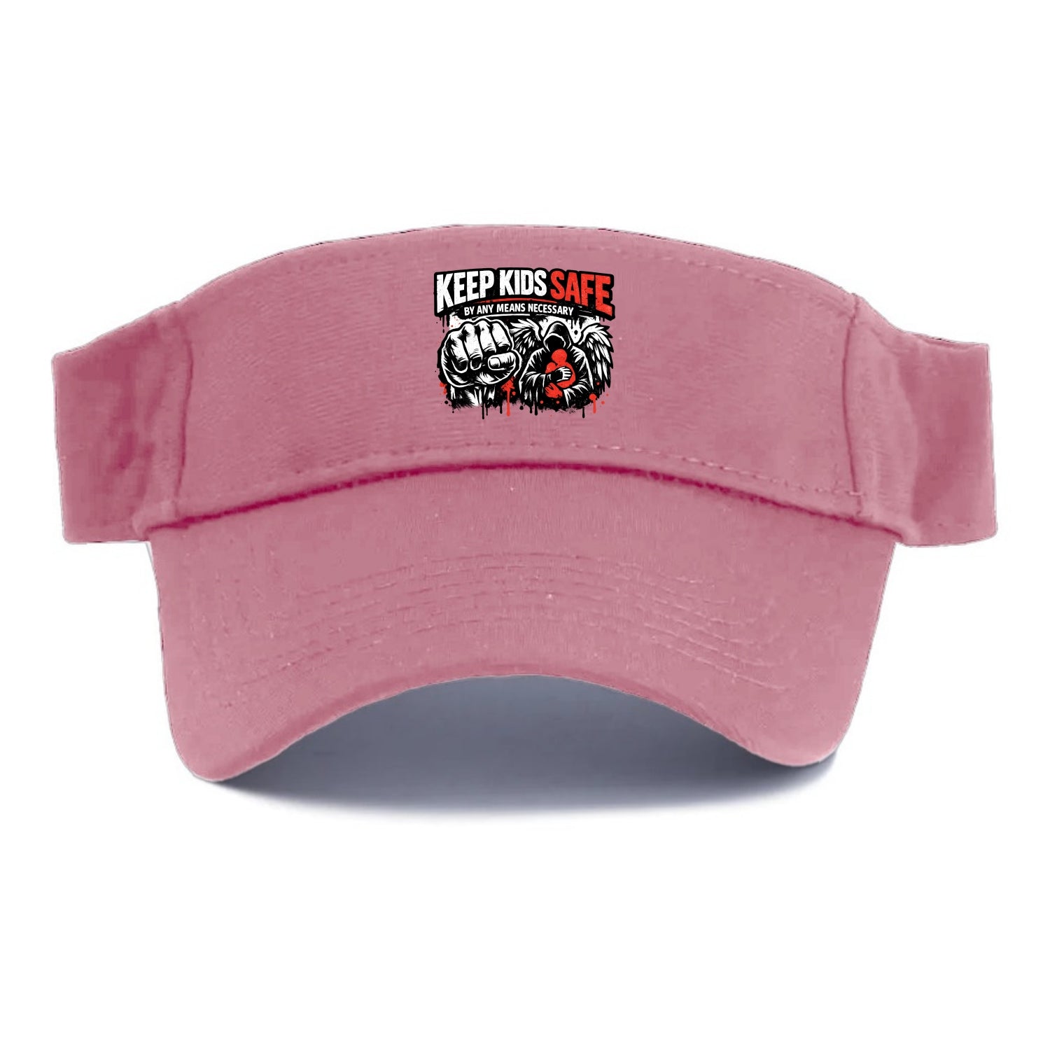 Keep Kids Safe By Any Means - Visor - Pink