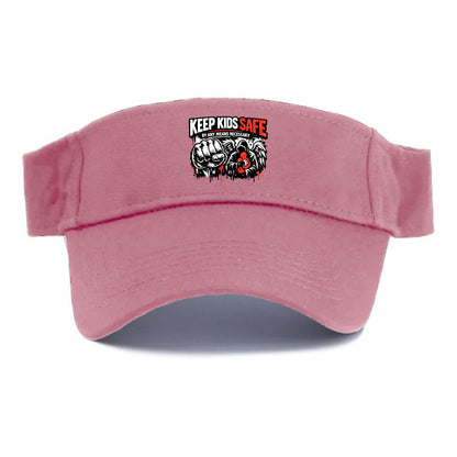 Keep Kids Safe By Any Means - Visor - Pink
