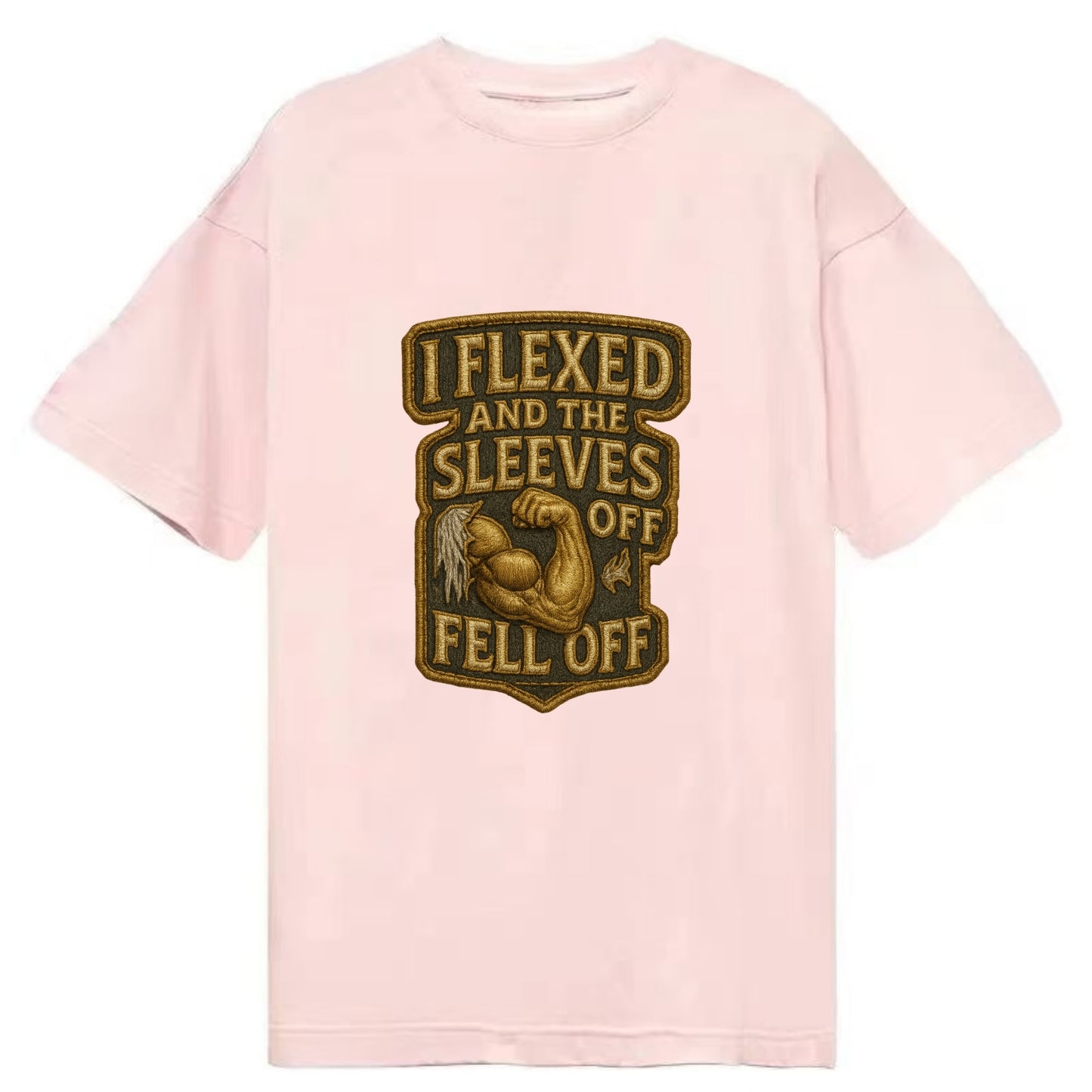 I Flexed and The Sleeves Fell Off  - Classic T-shirt - Pink