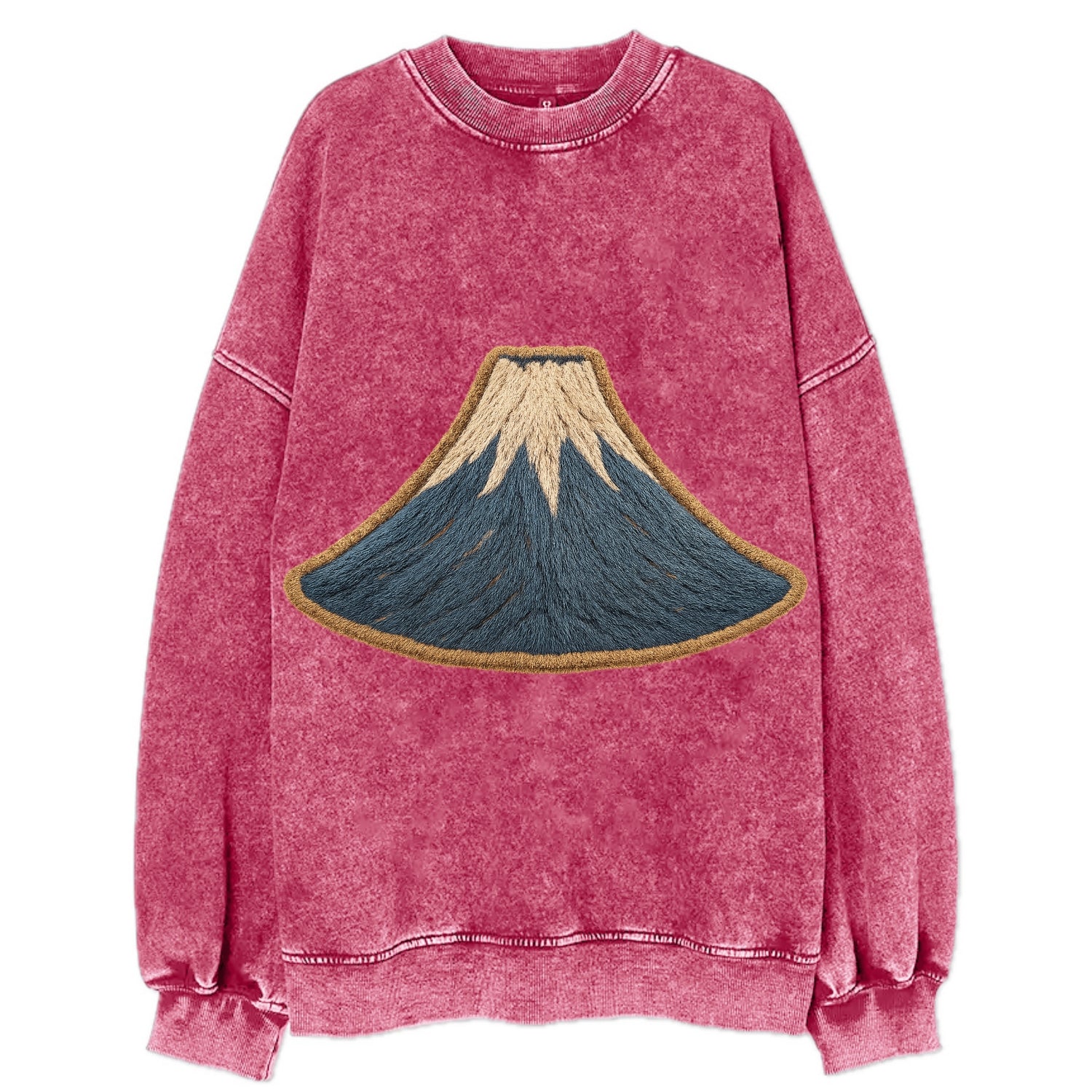 Sacred Mountain  - Vintage Sweatshirt - Pink