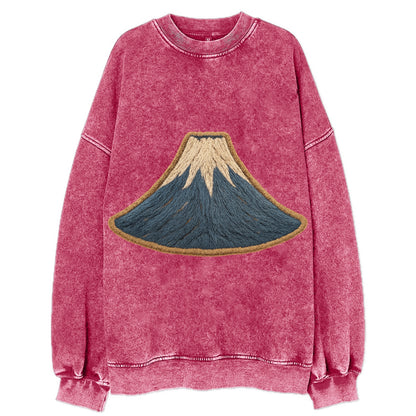 Sacred Mountain  - Vintage Sweatshirt - Pink