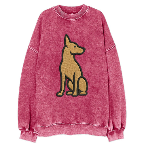 Pharaoh Hound - Tan colored sitting pose Vintage Sweatshirt