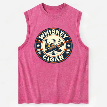 Sophisticated Spirits Emblem - Vintage Washed Tank - Pink