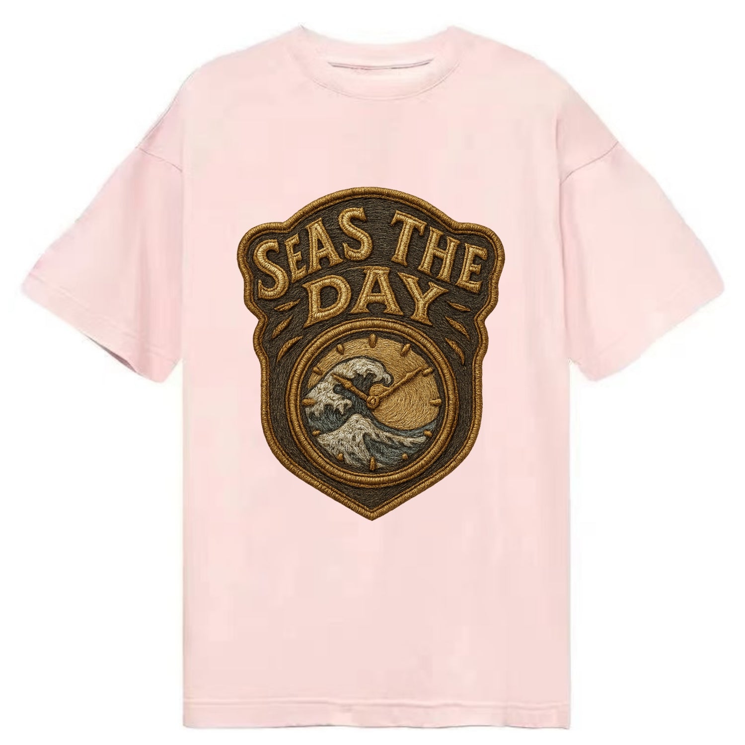 Seas The Day  - Classic T-shirt - Pink