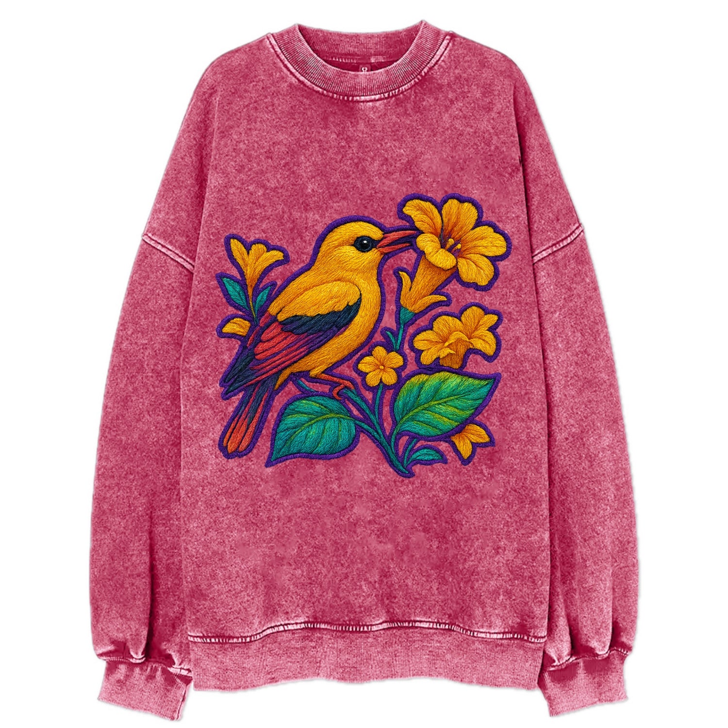 Golden Oriole - Vintage Sweatshirt - Pink