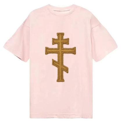 Orthodox Cross  - Classic T-shirt - Pink