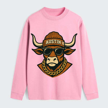 Austin Longhorn - Classic Long Sleeve Shirt - Pink