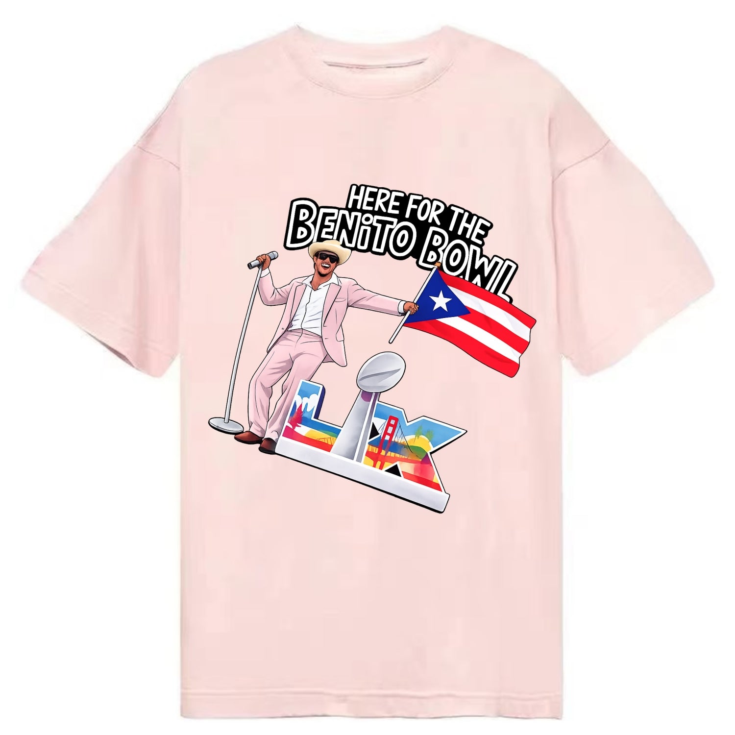 Here For The Bento Bowl - Classic T-shirt - Pink