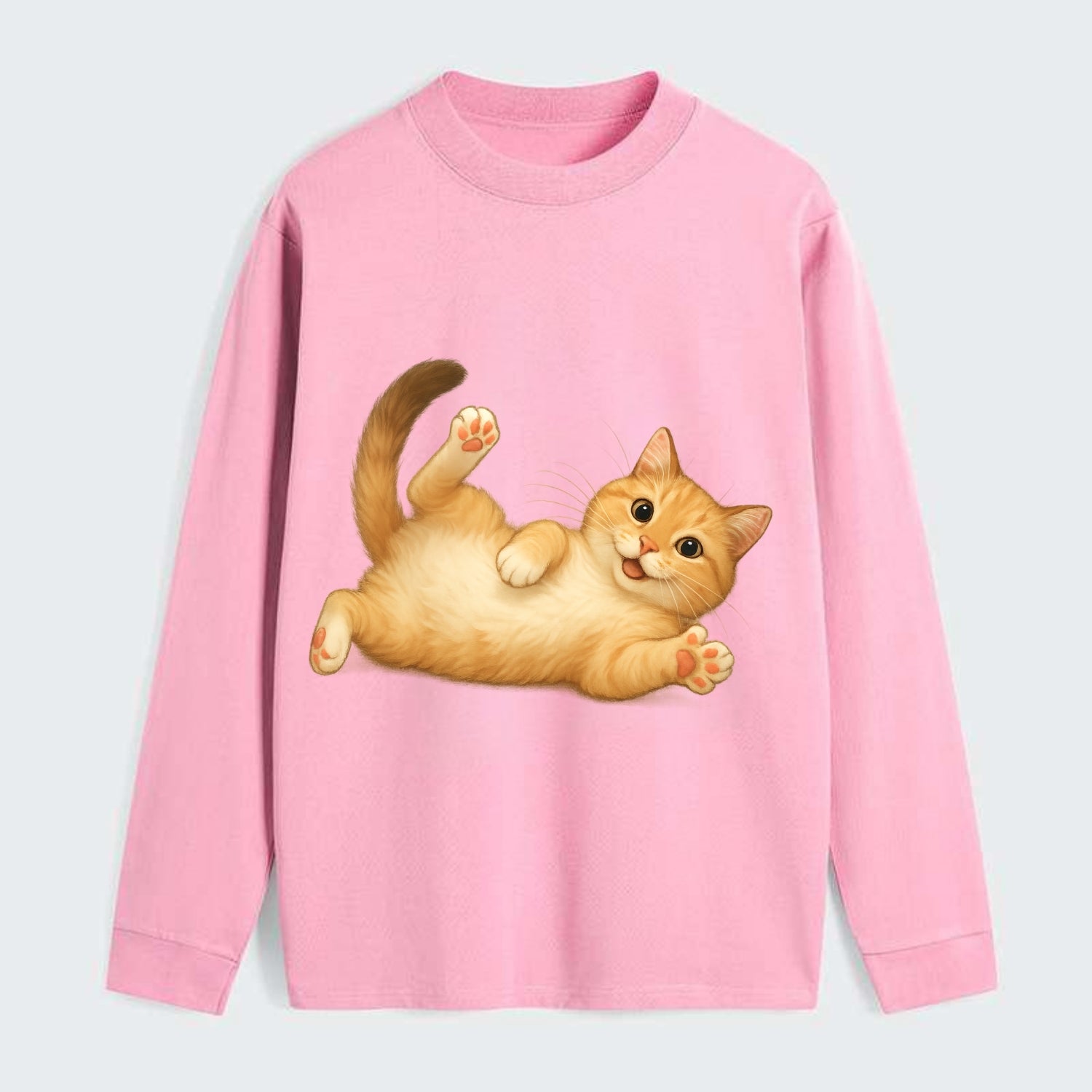 Therapy Cat  - Classic Long Sleeve Shirt - Pink
