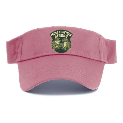 Frogs Together Strong 3 - Visor - Pink
