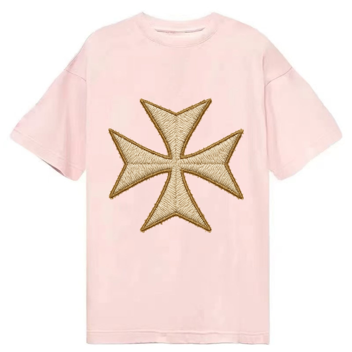 Hospitaller Cross  - Classic T-shirt - Pink